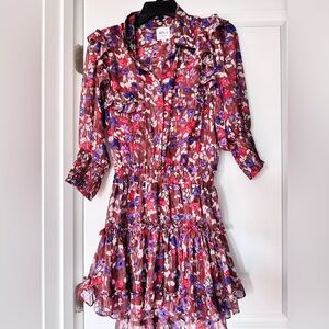 Misa Los Angeles Lillian Dress - Brown Floral